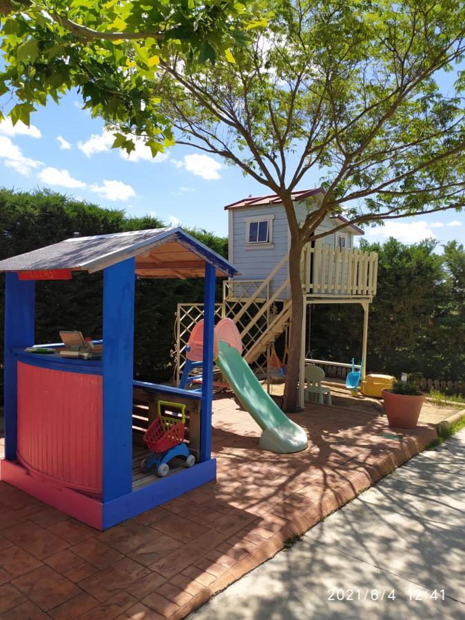 萨莫拉Refugio Con Casitas Infantiles别墅 外观 照片